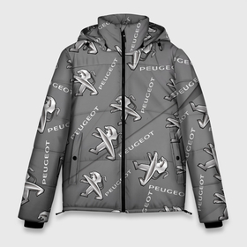Мужская зимняя куртка 3D с принтом Peugeot: Pattern. в Белгороде, верх — 100% полиэстер; подкладка — 100% полиэстер; утеплитель — 100% полиэстер | длина ниже бедра, свободный силуэт Оверсайз. Есть воротник-стойка, отстегивающийся капюшон и ветрозащитная планка. 

Боковые карманы с листочкой на кнопках и внутренний карман на молнии. | auto | peugeot | авто | автомобиль | бренд | марка | машины | пежо