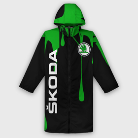 Дождевик унисекс 3D Skoda: Подтеки.: в городе Новоалтайск,  |  | auto | shkoda | skoda | авто | автомобиль | бренд | марка | шкода