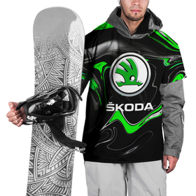 Накидка на куртку 3D с принтом Skoda: Auto Logo. в Курске, 100% полиэстер |  | Тематика изображения на принте: auto | shkoda | skoda | авто | автомобиль | бренд | марка | шкода