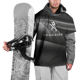 Накидка на куртку 3D с принтом Peugeot blak в Кировске, 100% полиэстер |  | Тематика изображения на принте: auto | peugeot | авто | автомобиль | бренд | марка | машины | пежо