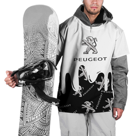 Накидка на куртку 3D с принтом Peugeot подтёки паттерн в Кировске, 100% полиэстер |  | Тематика изображения на принте: auto | peugeot | авто | автомобиль | бренд | марка | машины | пежо