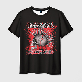 Мужская футболка 3D с принтом HAZARD в Белгороде, 100% полиэфир | прямой крой, круглый вырез горловины, длина до линии бедер | dead kennedys | exploited | fpg | punks not dead | анархия | гаражный рок | гитара | гражданская оборона | гранж | ирокез | король и шут | металл | муз | наив | панк рок | пурген | рок музыка | рокер | рокнролл | сектор газа