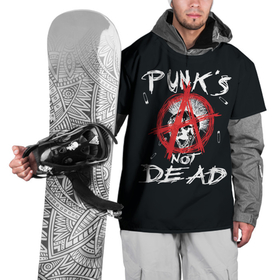 Накидка на куртку 3D с принтом Punks Not Dead (Анархия) , 100% полиэстер |  | dead kennedys | exploited | fpg | punks not dead | анархия | гаражный рок | гитара | гражданская оборона | гранж | ирокез | король и шут | металл | музыка | наив | панк рок | пурген | рок музыка | рокер | рокнролл