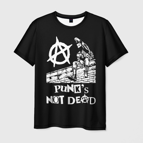 Мужская футболка 3D с принтом Анархист (Панк) в Курске, 100% полиэфир | прямой крой, круглый вырез горловины, длина до линии бедер | dead kennedys | exploited | fpg | punks not dead | анархия | гаражный рок | гитара | гражданская оборона | гранж | ирокез | король и шут | металл | музыка | наив | панк рок | пурген | рок музыка | рокер | рокнролл