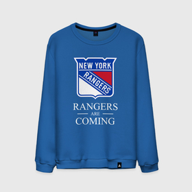 Мужской свитшот хлопок с принтом Rangers are coming, Нью Йорк Рейнджерс, New York Rangers в Петрозаводске, 100% хлопок |  | hockey | new york | new york rangers | nhl | rangers | usa | нхл | нью йорк | нью йорк рейнджерс | рейнджерс | спорт | сша | хоккей | шайба