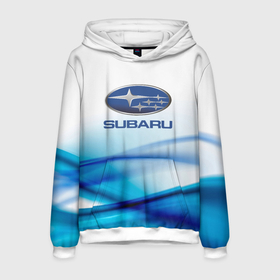 Мужская толстовка 3D с принтом Subaru Спорт текстура в городе Новоалтайск, 100% полиэстер | двухслойный капюшон со шнурком для регулировки, мягкие манжеты на рукавах и по низу толстовки, спереди карман-кенгуру с мягким внутренним слоем. | auto | subaru | авто | автомобиль | бренд | марка | машины | субару