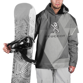 Накидка на куртку 3D с принтом Peugeot много оттенков серого в Екатеринбурге, 100% полиэстер |  | auto | peugeot | авто | автомобиль | бренд | марка | машины | пежо