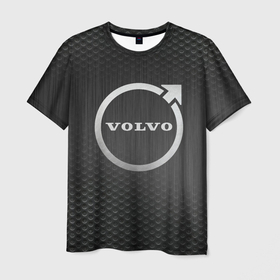 Мужская футболка 3D с принтом VOLVO автомобили , 100% полиэфир | прямой крой, круглый вырез горловины, длина до линии бедер | volvo | авто | автомобиль | логотип | машина