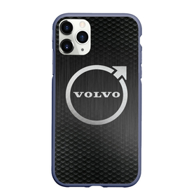 Чехол для iPhone 11 Pro матовый с принтом Volvo бренд в Кировске, Силикон |  | Тематика изображения на принте: 