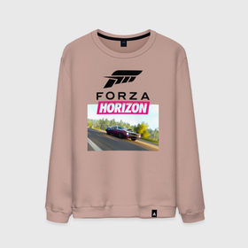 Мужской свитшот хлопок с принтом Forza Horizon 5 Plymouth Barracuda , 100% хлопок |  | auto | autosport | cars | cuda | forza | game | horizon | plymouth | авто | гонки | спорт