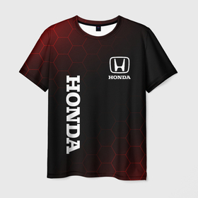 Мужская футболка 3D с принтом Honda , Хонда в Кировске, 100% полиэфир | прямой крой, круглый вырез горловины, длина до линии бедер | acura | auto | crz | honda | honda power | japan | japanese | nnsx | nsx | sport | авто | автомобиль | автомобильные | акура | бренд | марка | машины | спорт | хонда | япония