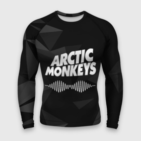 Мужской рашгард 3D с принтом Arctic Monkeys Серая Геометрия в Курске,  |  | Тематика изображения на принте: arctic | monkeys | rock | алекс тёрнер | арктик | группа | группы | джейми кук | инди | манкиз | музыка | мэтт хелдерс | ник омэлли | постпанк | рок