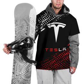 Накидка на куртку 3D с принтом [Tesla]   Logo Pattern в Кировске, 100% полиэстер |  | elon mask | tesla | авто | автомобиль | илон | илон маск | маск | тесла