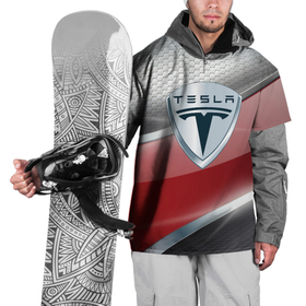 Накидка на куртку 3D с принтом [Tesla]   Logo Style в Кировске, 100% полиэстер |  | elon mask | tesla | авто | автомобиль | илон | илон маск | маск | тесла