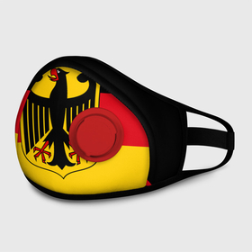 Маска из неопрена с принтом Германия   (Germany) в Рязани, неопрен 100% | Форма огибающая нос. Резинки для ушей с дополнительной резинкой на затылке. Клапан для выдоха для активного дыхания при занятиях спортом. Эластичный материал маски и окантовки для лучшего растяжения и прилегания маски.  | Тематика изображения на принте: audi | bavaria | berlin | bmw | doberman | europe | fascist | frg | gdr | germany | hitler | mercedes | munich | ауди | бавария | берлин | бмв | гдр | герб германии | германия | германский флаг | гёте | доберман | европа | мерседес | мюнхен | нем