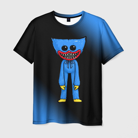Мужская футболка 3D с принтом ХАГИ ВАГИ | Минимализм в Белгороде, 100% полиэфир | прямой крой, круглый вырез горловины, длина до линии бедер | head | huggy | hugy | logo | playtime | poppy | wuggy | wugy | ваги | голова | градиент | игра | игры | лицо | лого | плейтайм | поппи | рожица | символ | ужасы | хаги