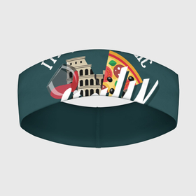 Повязка на голову 3D с принтом Italy (Италия) ,  |  | fast food | florence | italy | leaning tower of pisa | milan | palermo | pizza | pizzeria | rome | venice | быстрое питание | венеция | вино | еда | жратва | италия | итальянская еда | корм | лепёшка | милан | палермо | пизанская башня | пирог