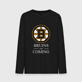 Мужской лонгслив хлопок с принтом Boston are coming, Бостон Брюинз, Boston Bruins в Санкт-Петербурге, 100% хлопок |  | boston | boston bruins | bruins | hockey | nhl | usa | бостон | бостон брюинз | нхл | спорт | сша | хоккей | шайба