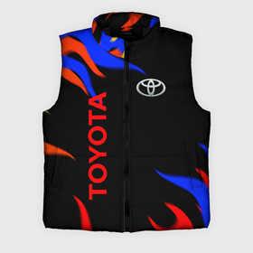 Мужской жилет утепленный 3D с принтом Toyota Разноцветный огонь. в Тюмени,  |  | Тематика изображения на принте: auto | sport | toyota | авто | автомобиль | бренд | спорт | тойота