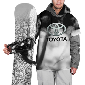 Накидка на куртку 3D с принтом Toyota облако в Белгороде, 100% полиэстер |  | auto | sport | toyota | авто | автомобиль | бренд | спорт | тойота