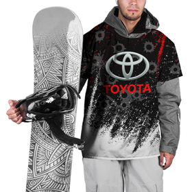 Накидка на куртку 3D с принтом Toyota следы от пуль в Новосибирске, 100% полиэстер |  | Тематика изображения на принте: auto | sport | toyota | авто | автомобиль | бренд | спорт | тойота