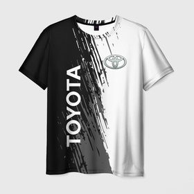 Мужская футболка 3D с принтом Toyota sport вектор в Тюмени, 100% полиэфир | прямой крой, круглый вырез горловины, длина до линии бедер | auto | sport | toyota | авто | автомобиль | бренд | спорт | тойота