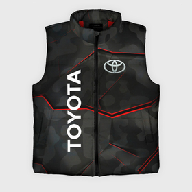 Мужской жилет утепленный 3D с принтом Toyota sport auto в Тюмени,  |  | auto | sport | toyota | авто | автомобиль | бренд | спорт | тойота