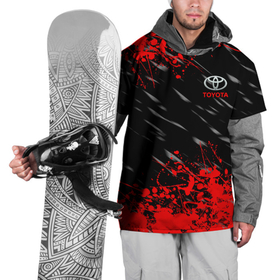 Накидка на куртку 3D с принтом [Toyota]   Красные брызги , 100% полиэстер |  | Тематика изображения на принте: auto | sport | toyota | авто | автомобиль | бренд | спорт | тойота