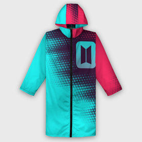 Дождевик унисекс 3D с принтом BTS   Абстракция в городе Новоалтайск,  |  | band | boyband | bts | k pop | kpop | logo | music | бойбенд | бойбэнд | бтс | группа | к поп | кпоп | лого | логотип | музыка | полутона | символ | символы