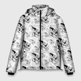 Мужская зимняя куртка 3D с принтом Сальвадор Дали | Dali Pattern в Новосибирске, верх — 100% полиэстер; подкладка — 100% полиэстер; утеплитель — 100% полиэстер | длина ниже бедра, свободный силуэт Оверсайз. Есть воротник-стойка, отстегивающийся капюшон и ветрозащитная планка. 

Боковые карманы с листочкой на кнопках и внутренний карман на молнии. | pattern | salvador dal | график | дали | живописец | паттерн | писатель | режиссёр | сальвадора дали | скульптор | сюр | сюрреалист
