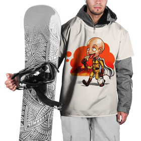 Накидка на куртку 3D с принтом One Punch Man. Сайтама в Санкт-Петербурге, 100% полиэстер |  | one | one punch man | onepunch man | saitama | аниме | анимэ | ван панч мен | ванпанчмен | комикс | манга | сайтама