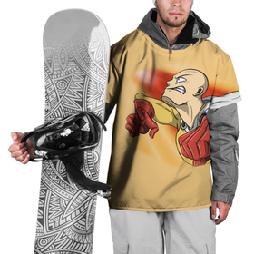 Накидка на куртку 3D с принтом Сайтама   One Punch Man , 100% полиэстер |  | one | one punch man | onepunch man | saitama | аниме | анимэ | ван панч мен | ванпанчмен | комикс | манга | сайтама