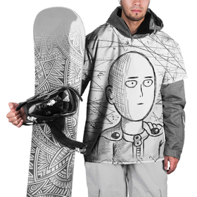 Накидка на куртку 3D с принтом Ванпанчмен Сайтама   Saitama в Санкт-Петербурге, 100% полиэстер |  | Тематика изображения на принте: one | one punch man | onepunch man | saitama | аниме | анимэ | ван панч мен | ванпанчмен | комикс | манга | сайтама