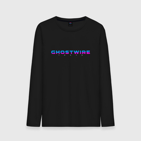 Мужской лонгслив хлопок с принтом GhostWire: Tokyo (Color Logo) , 100% хлопок |  | Тематика изображения на принте: game | ghostwire | japan | tokyo | гоствайр | игра | логотип | токио | ужасы | хоррор | япония