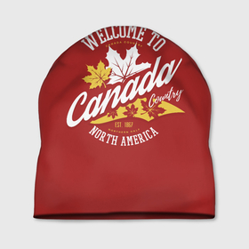 Шапка 3D с принтом Канада (Canada) , 100% полиэстер | универсальный размер, печать по всей поверхности изделия | calgary | canada | cold | hockey | maple leaf | montreal | north america | ottawa | toronto | vancouver | winter | ванкувер | зима | калгари | канада | кленовый лист | монреаль | оттава | северная америка | страна | торонто | хоккей | холод