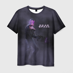 Мужская футболка 3D с принтом DEAD SPACE   ДЭД СПЕЙС в Тюмени, 100% полиэфир | прямой крой, круглый вырез горловины, длина до линии бедер | dead space | айзек кларк | дэд спейс | ишимура | костюм | мертвый космос | монстр | обелиск | ужасы | хоррор