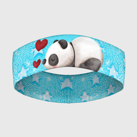 Повязка на голову 3D с принтом Сонная милая панда ,  |  | 14 февраля | iloveyou | love | влюбленным | день влюбленных | люблю | люблютебя | любовь | милая | милота | милый | нежность | признанеивлюбвю | признание | сердечко | сердце