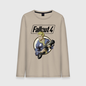 Мужской лонгслив хлопок с принтом Fallout 4   Hero , 100% хлопок |  | dude | face | fallout 4 | gun | guy | hero | hype | muscles | videogame | видеоигра | герой | лицо | мышцы | парень | ружьё | хайп | чувак
