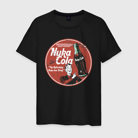 Мужская футболка хлопок с принтом Nuka Cola   Ice Cold   Retro в Новосибирске, 100% хлопок | прямой крой, круглый вырез горловины, длина до линии бедер, слегка спущенное плечо. | dude | face | fallout | guy | hype | nuka cola | pop art | retro | videogame | видеоигра | лицо | нука кола | парень | поп арт | ретро | хайп | чувак