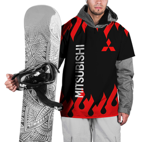Накидка на куртку 3D с принтом Mitsubish: Нарисованный огонь. в Белгороде, 100% полиэстер |  | Тематика изображения на принте: auto | mitsubishi | sport | авто | машины | митсубиси | митсубиши | спорт