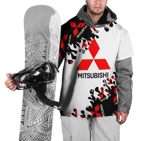 Накидка на куртку 3D с принтом Mitsubishi Fire Pattern. в Тюмени, 100% полиэстер |  | Тематика изображения на принте: auto | mitsubishi | sport | авто | машины | митсубиси | митсубиши | спорт