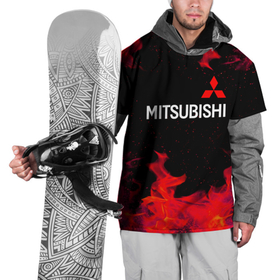 Накидка на куртку 3D с принтом Mitsubishi пламя огня в Петрозаводске, 100% полиэстер |  | Тематика изображения на принте: auto | mitsubishi | sport | авто | машины | митсубиси | митсубиши | спорт