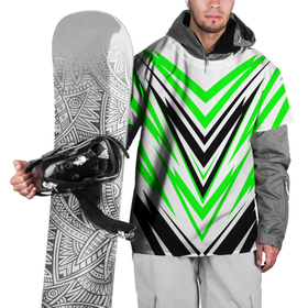 Накидка на куртку 3D с принтом Абстрактная симметрия в Курске, 100% полиэстер |  | Тематика изображения на принте: абстакция | галка | движение | зеленый | неон | узоры | черный