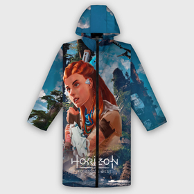 Дождевик унисекс 3D с принтом Aloy Horizon в городе Новоалтайск,  |  | aloy | horizon | horizon forbidden west | horizon zero dawn | харайзон | хорайзон | элой