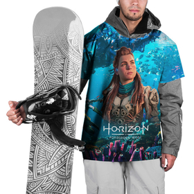Накидка на куртку 3D с принтом Элой Horizont Forbidden West , 100% полиэстер |  | aloy | horizon | horizon forbidden west | horizon zero dawn | харайзон | хорайзон | элой