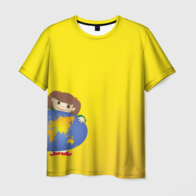 Мужская футболка 3D с принтом Девочка из Советского Атласа Мир в Новосибирске, 100% полиэфир | прямой крой, круглый вырез горловины, длина до линии бедер | 90 е | атлас | девочка | из советского | мир | необычный подарок | ностлаьгия | паре | парные | путешественникам | ссср | человек и мир