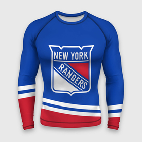 Мужской рашгард 3D с принтом New York Rangers Нью Йорк Рейнджерс в Белгороде,  |  | hockey | new york | new york rangers | nhl | rangers | usa | нхл | нью йорк | нью йорк рейнджерс | рейнджерс | спорт | сша | хоккей | шайба