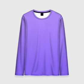 Мужской лонгслив 3D с принтом Красивый фиолетовый светлый градиент в Тюмени, 100% полиэстер | длинные рукава, круглый вырез горловины, полуприлегающий силуэт | градиент | переход | текстура | фиолетовый | цвет | яркий