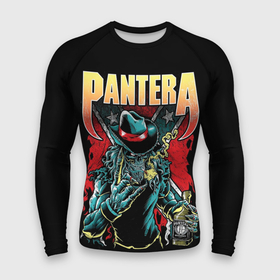 Мужской рашгард 3D с принтом Pantera принт. ,  |  | pantera | американская металгруппа | грувметал | группа | музыка | пантера | рок | рок группа