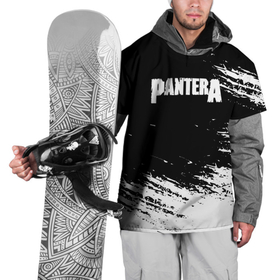 Накидка на куртку 3D с принтом Pantera Logo. в Новосибирске, 100% полиэстер |  | pantera | американская металгруппа | грувметал | группа | музыка | пантера | рок | рок группа